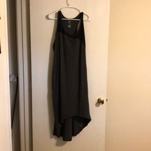 Black and gray dress